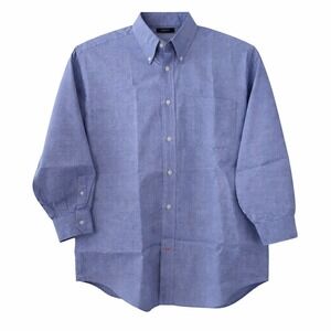 Daniel Cremieux Collection Staney Shirt Mens 17.5 34 Blue Cotton Button Down